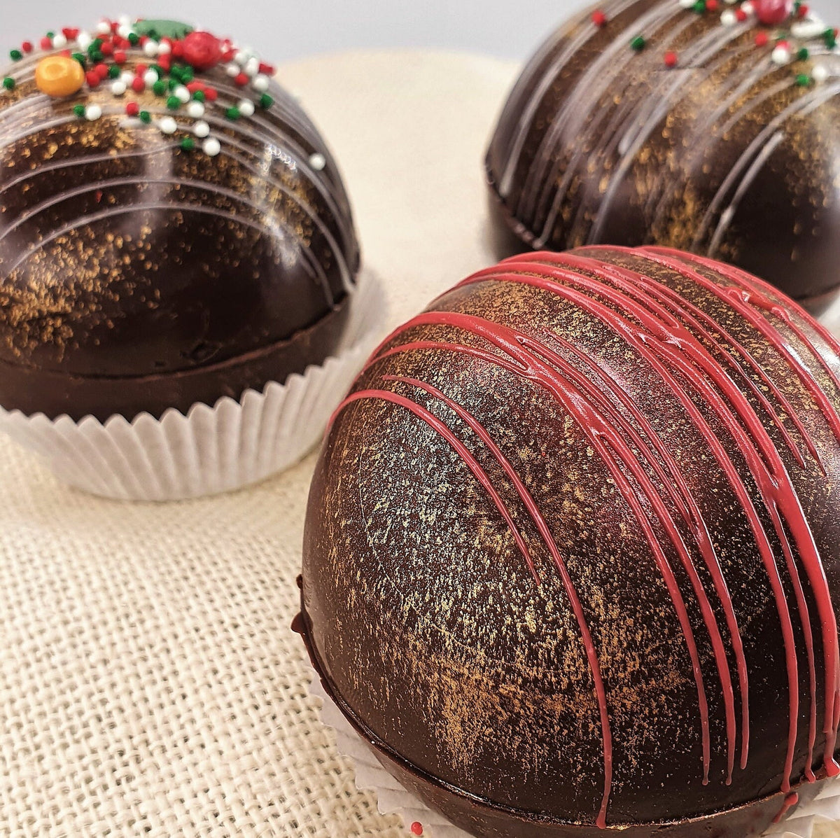 6x Heiße Schokoladenbomben Ball Shaped Hot Cocoa Chocolate Bombs - Party Gifts