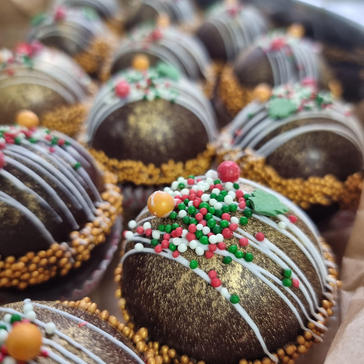 6x Heiße Schokoladenbomben Ball Shaped Hot Cocoa Chocolate Bombs - Party Gifts